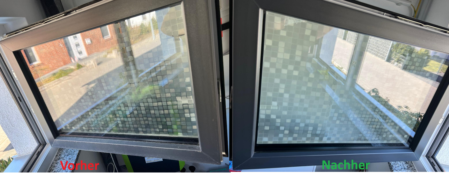 Fenster vorher und nachher